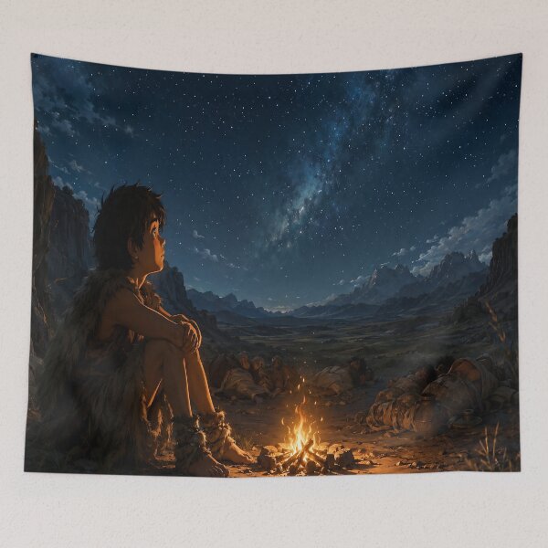 Item preview, HOR — The Dreaming Boy Beneath the Stars designed and sold by ADEL MASSRY (AM)©.