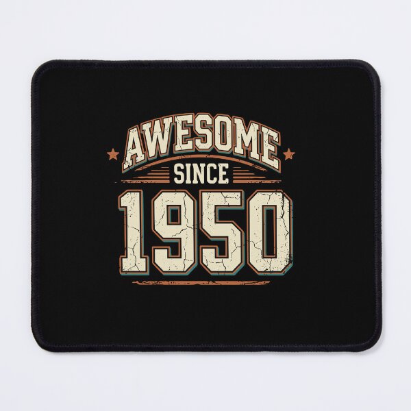 Item preview, Awesome Since 1950 Birthday Born Vintage Men Women designed and sold by PopStars1993.