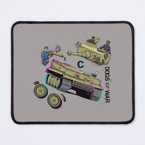 Item preview, Cartoon Tiger Tank Crew 'RAUS!' WWII Military-6 designed and sold by PascalPecha.