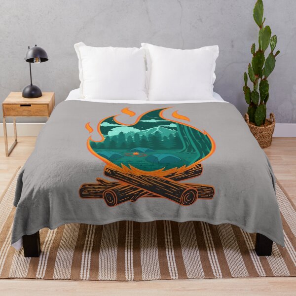 Item preview, Campfire Night Wilderness Tent Art-35 designed and sold by BronislavShvets.