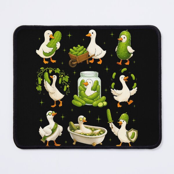 Item preview, Funny Duck Pickle Whimsical Animal Food designed and sold by ZadehsiGG.
