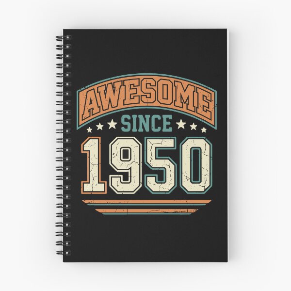Item preview, Awesome Since 1950 Vintage Birthday Born Seventy Fourth Celebration designed and sold by PopStars1993.