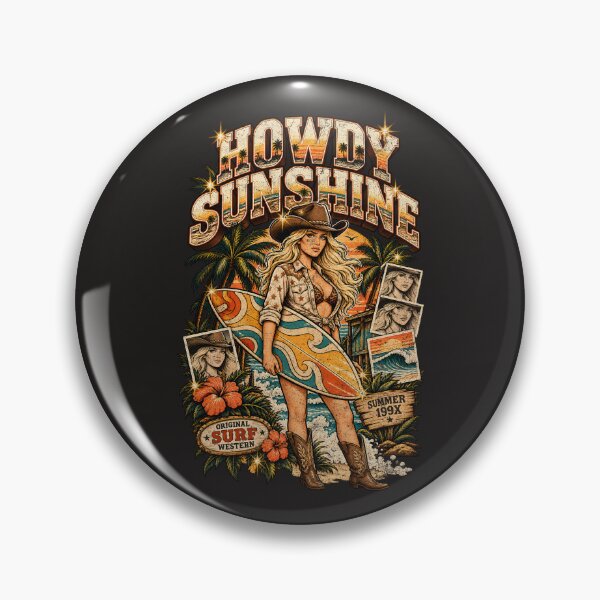 Item preview, Sunshine Surf Cowgirl designed and sold by AwesomeBeyondLimits.