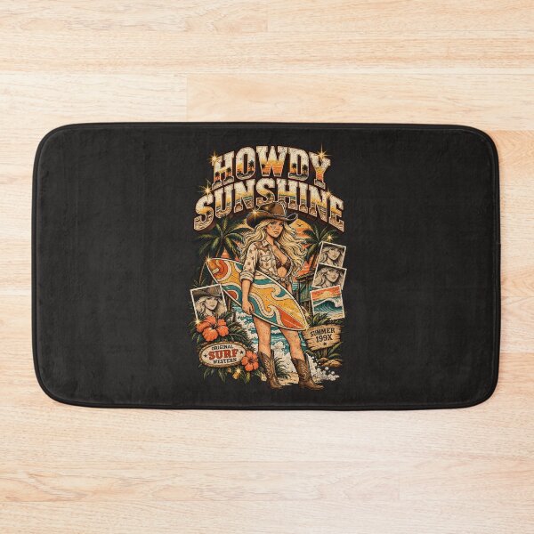 Item preview, Sunshine Surf Cowgirl designed and sold by AwesomeBeyondLimits.