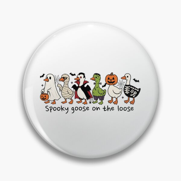 Item preview, Halloween Funny Goose  Just a Spooky Goose designed and sold by Niykos570.
