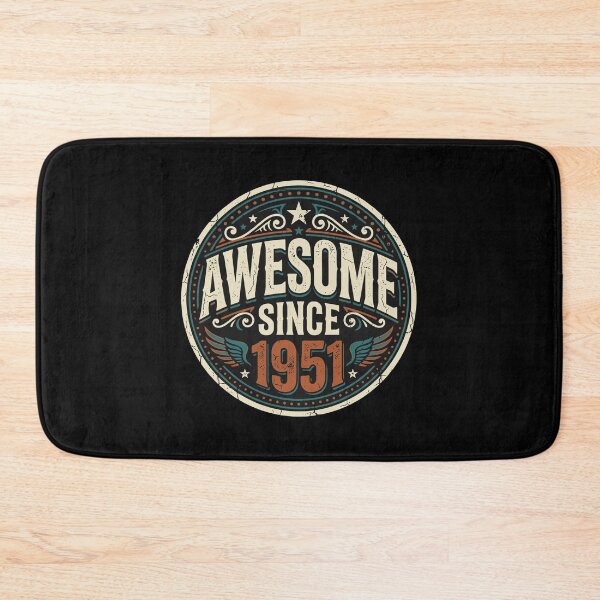 Item preview, Awesome Since 1951 Birthday Men Women Year Born Vintage designed and sold by PopStars1993.