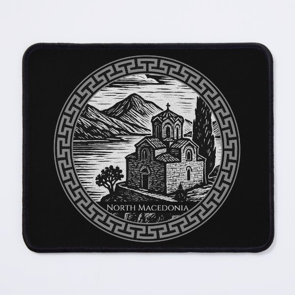 Item preview, North Macedonia Vintage Woodcut Art designed and sold by Thistle-TShop.