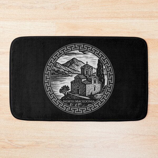 Item preview, North Macedonia Vintage Woodcut Art designed and sold by Thistle-TShop.