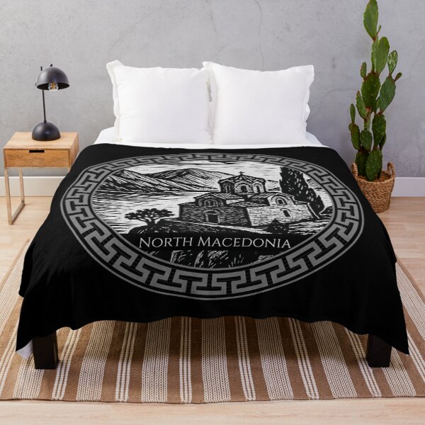 Item preview, North Macedonia Vintage Woodcut Art designed and sold by Thistle-TShop.