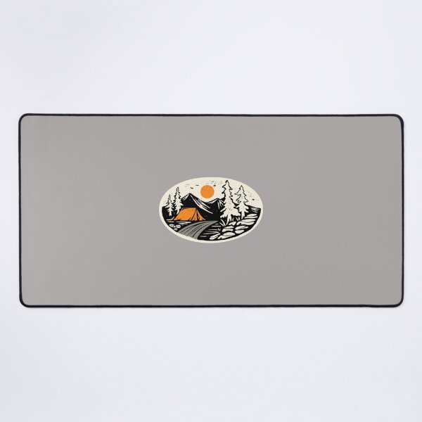 Item preview, Campfire Sunset Tent Vintage Outdoor Badge-30 designed and sold by BronislavShvets.