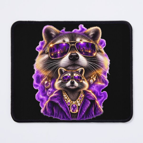 Item preview, Raccoon Gangster King Sunglasses Animal Lover designed and sold by ZadehsiGG.