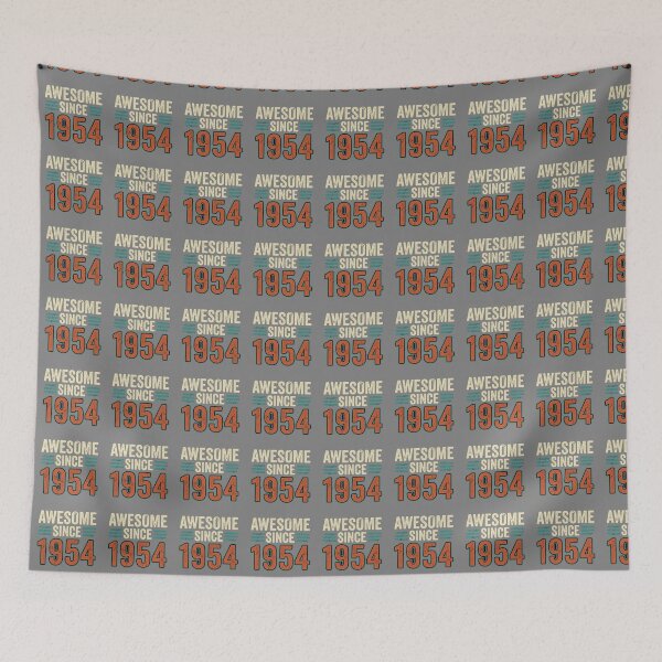 Item preview, Awesome Since 1954 Born Birthday Year Vintage  designed and sold by SofiBlair.