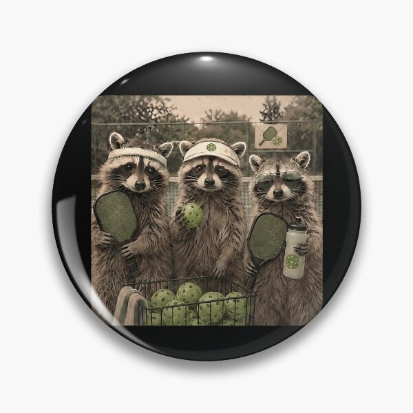 Item preview, Pickleball Raccoons Team designed and sold by ZadehsiGG.