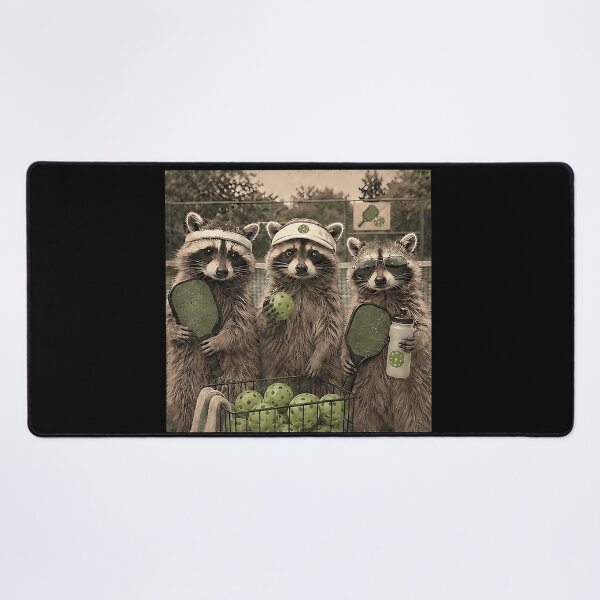 Item preview, Pickleball Raccoons Team designed and sold by ZadehsiGG.