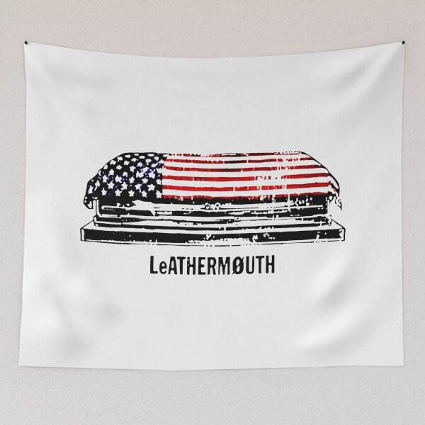 Item preview, Coffin With Flag designed and sold by GloomRooms.
