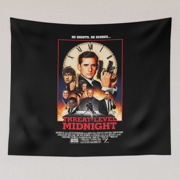 Item preview, Threat Level Midnight designed and sold by UlkesaShop.