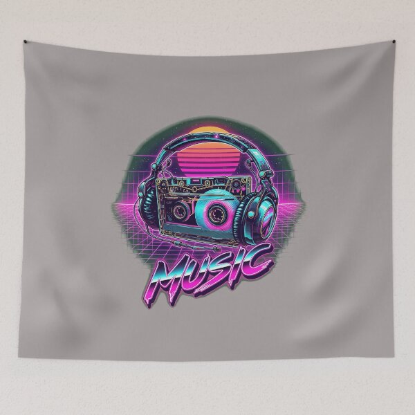 Item preview, Cassette Headphones Music Retro Sound Analog-86 designed and sold by PascalPecha.