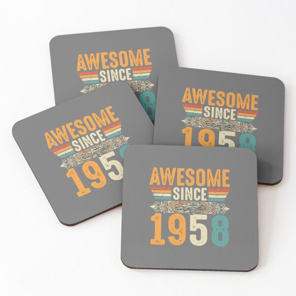 Item preview, Awesome Since 1958 Born In Vintage Car Birthday Men Women designed and sold by SofiBlair.