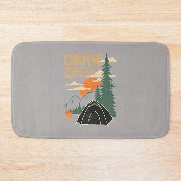 Item preview, Camping Crew Retro Sunset Tent Trees-78 designed and sold by BronislavShvets.