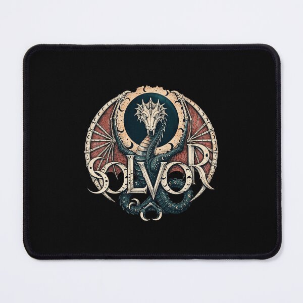 Item preview, Solvor Dragon – Epic Fantasy Dragon Art, Ancient Wyrm Mythical Creature, Legendary Dragon Fantasy, Medieval RPG Creature, Dragon Lover Gift, Dark Fantasy Artwork designed and sold by Typologystudios.