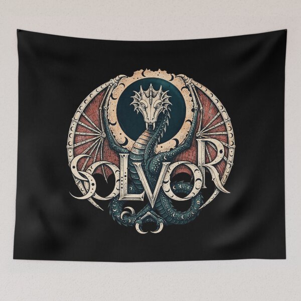 Item preview, Solvor Dragon – Epic Fantasy Dragon Art, Ancient Wyrm Mythical Creature, Legendary Dragon Fantasy, Medieval RPG Creature, Dragon Lover Gift, Dark Fantasy Artwork designed and sold by Typologystudios.