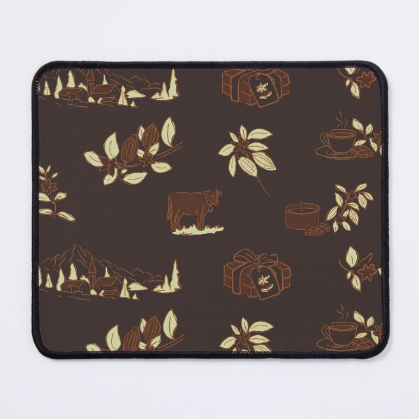 Item preview, Swiss Alpine Chocolate Toile Cocoa Cream A13 designed and sold by MaddaMom.