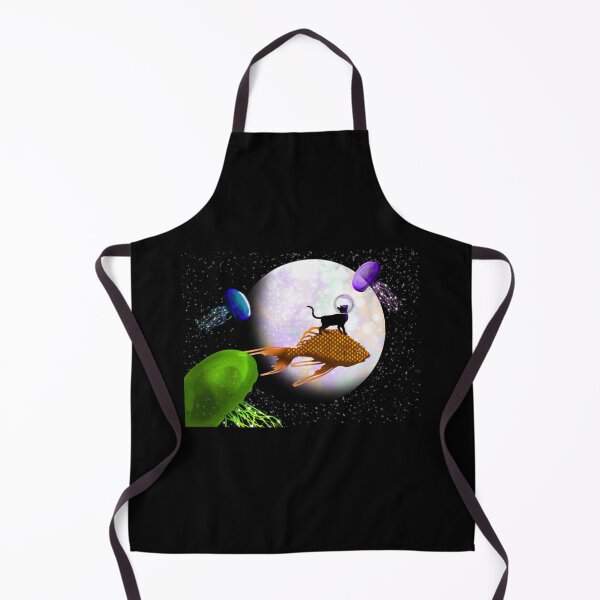 Item preview, Astro Cat Cute Cosmic Moon Astronaut Kitten Art designed and sold by batsyshorror.