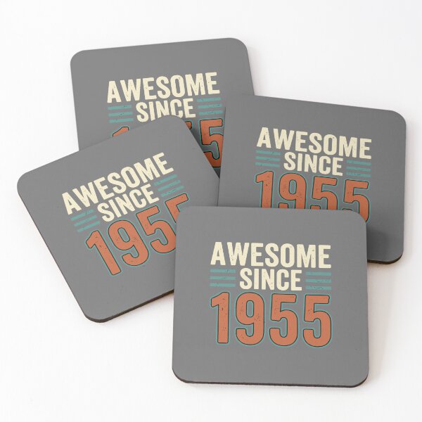 Item preview, Awesome Since 1955 Birthday For Men Women Born In 1955 designed and sold by SofiBlair.