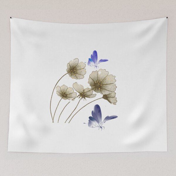 Item preview, Modern Floral and Butterflies Design for Clothes & Home Accessories designed and sold by soprinted.
