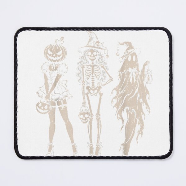 Item preview, Halloween Spooky Girl Squad Retro Skeleton Ghost Witchy Fall T-Shirt designed and sold by RoReshop.