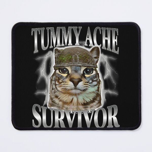 Item preview, Tummy Ache Survivor Cat Owner Gift Feline Lover designed and sold by ZadehsiGG.