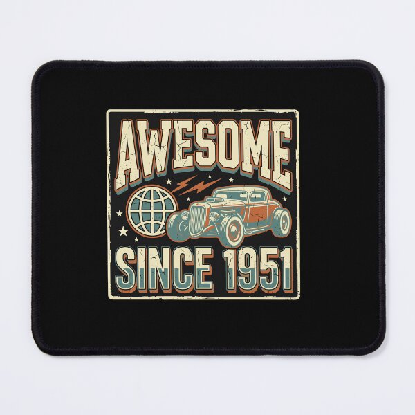 Item preview, Awesome Since 1951 Hot Rod Car Birthday Born 1951 designed and sold by PopStars1993.