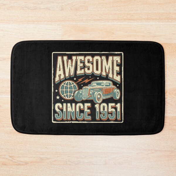 Item preview, Awesome Since 1951 Hot Rod Car Birthday Born 1951 designed and sold by PopStars1993.