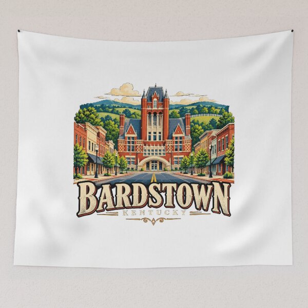 Item preview, Vintage Bardstown Kentucky Travel Souvenir Landmark Gift designed and sold by MichaeIRellov.