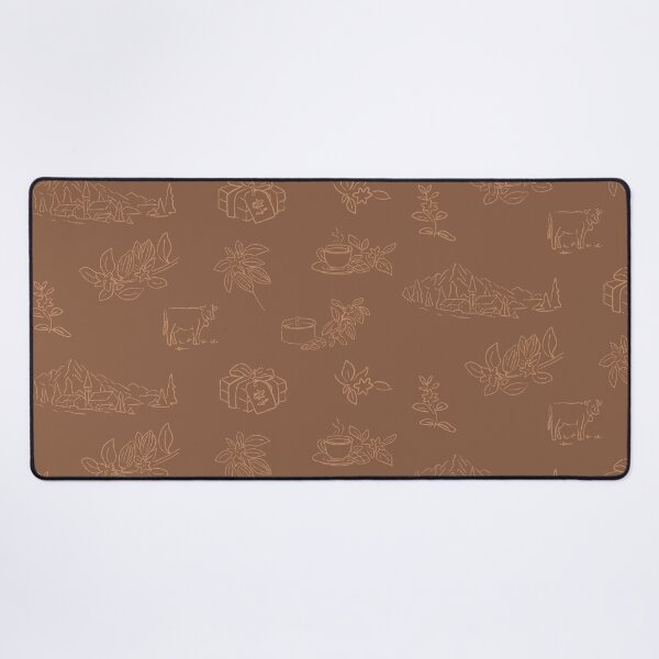 Item preview, Swiss Alpine Chocolate Toile Cocoa Caramel A2 designed and sold by MaddaMom.