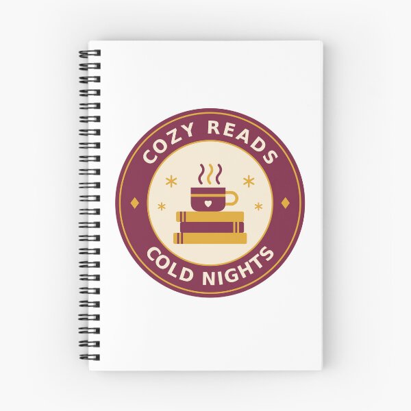 Item preview, Cozy Reads Cold Nights Book Lover Winter Reading Badge designed and sold by Mega-Shopping.