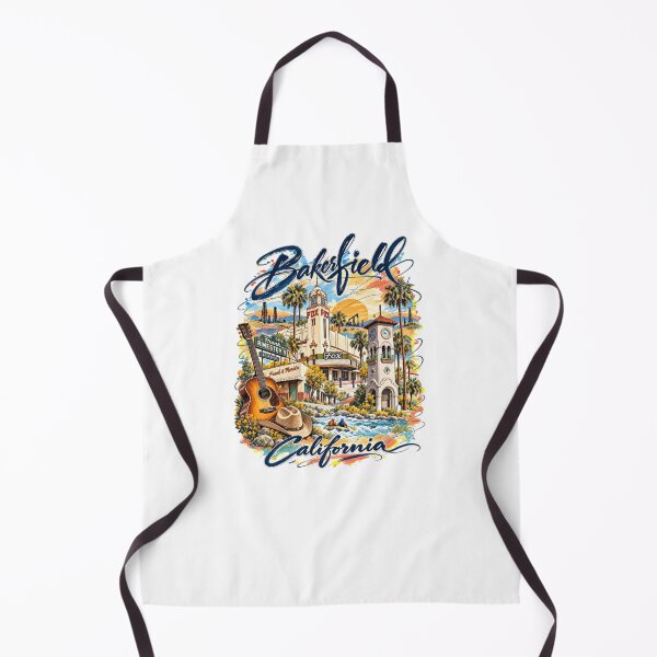 Item preview, Bakersfield California Travel Poster – Oil Fields, Music & Kern River designed and sold by Russell Thorne.