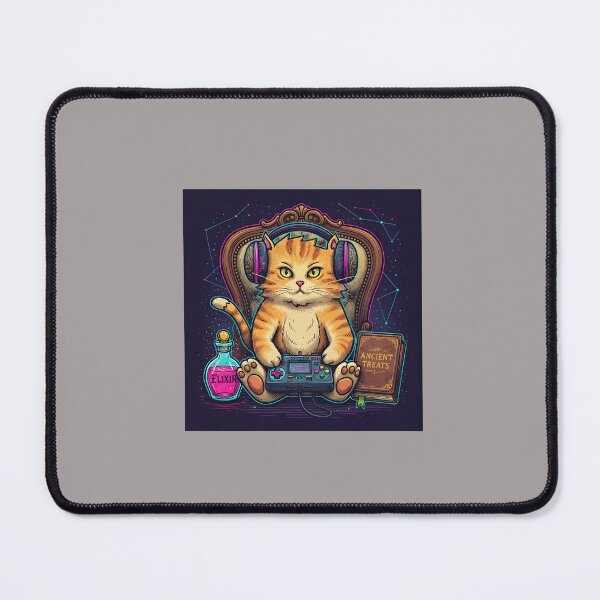 Item preview, Cat Gamer Concentrating With Controller & Treats-32 designed and sold by PascalPecha.