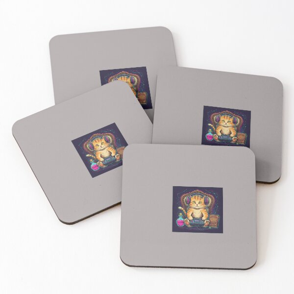 Item preview, Cat Gamer Concentrating With Controller & Treats-32 designed and sold by PascalPecha.