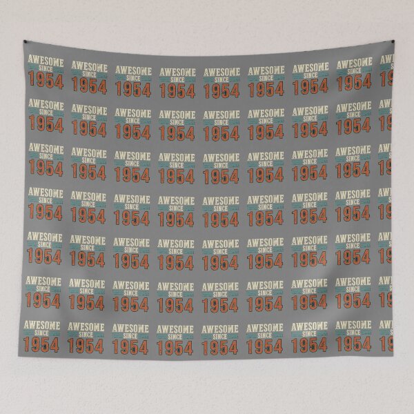 Item preview, Awesome Since 1954 Birthday Vintage Born 1954 70th Celebration designed and sold by SofiBlair.