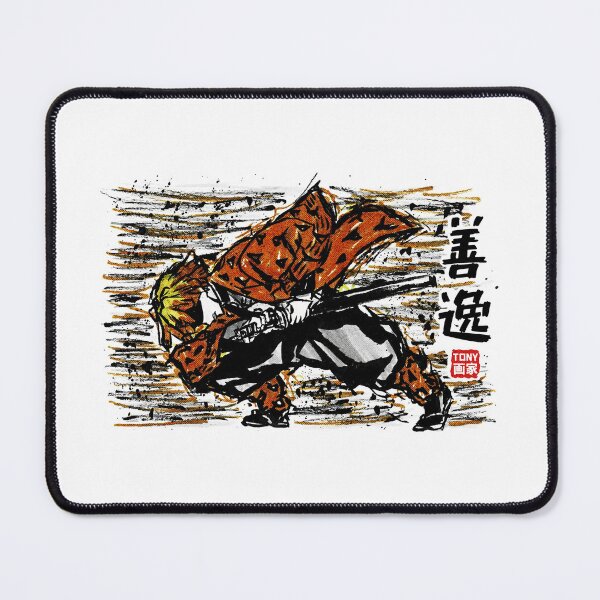 Item preview, Zenitsu Agatsuma Demon Slayer Anime Watercolor Art designed and sold by bimoriku.