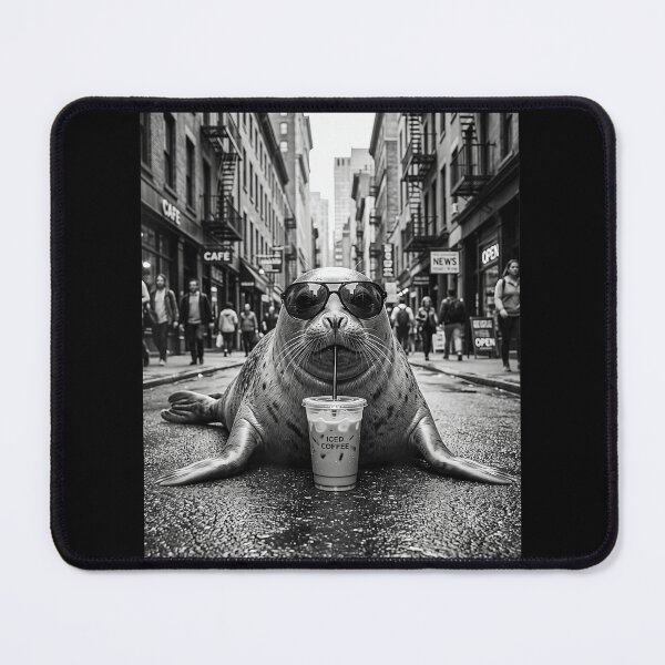 Item preview, But First, Coffee Seal Urban Coffee Lover designed and sold by ZadehsiGG.