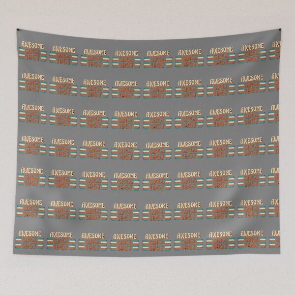 Item preview, Awesome Since 1957 Birthday Men Women Born 1957 designed and sold by SofiBlair.