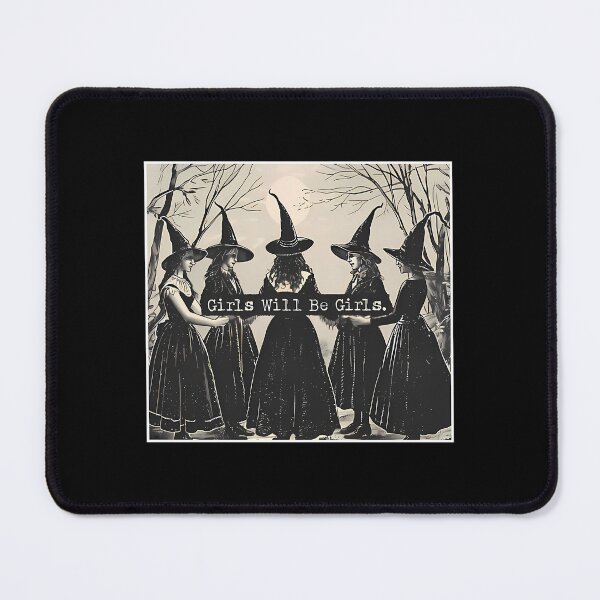 Item preview, Feminist Girls Will Be Girls Witches Halloween designed and sold by UlkesaShop.