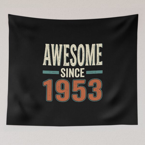 Item preview, Awesome Since 1953 Vintage Birthday Men Women  designed and sold by PopStars1993.