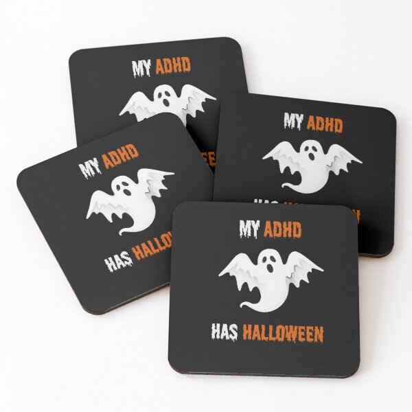 Item preview, My ADHD Has Halloween Funny ADHD Halloween Ghost designed and sold by T-version.