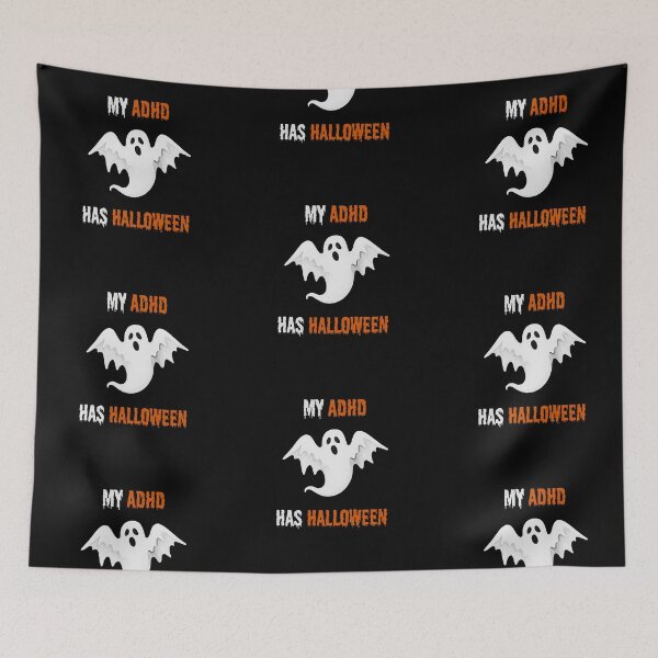 Item preview, My ADHD Has Halloween Funny ADHD Halloween Ghost designed and sold by T-version.