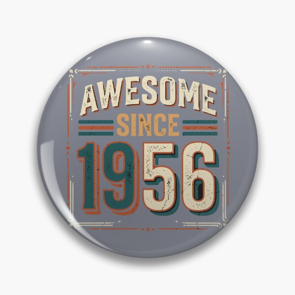Item preview, Awesome Since 1956 Birthday Born 1956 Turning 68 Vintage designed and sold by SofiBlair.