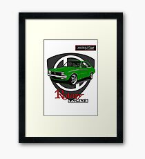 Mazda R100 Rotary Lime Framed Print