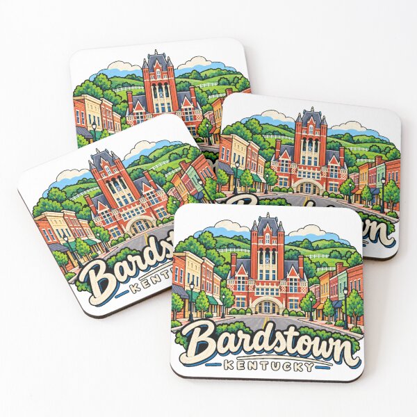 Item preview, Hand Drawn Bardstown Kentucky Travel Souvenir Landmark Gift designed and sold by MichaeIRellov.